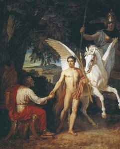 Беллерофонт відправляється в похід проти химери. (1829 рік, автор: Олександр Андрійович Іванов)