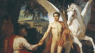 Беллерофонт відправляється в похід проти химери. (1829 рік, автор: Олександр Андрійович Іванов)