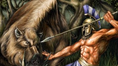 Еріманфський кабан і битва з кентаврами (п'ятий подвиг Геракла)