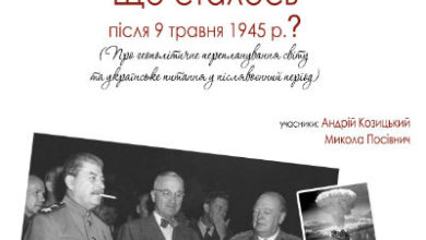 У Львові говоритимуть про геополітичне перепланування світу у 1945-му