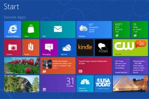 Стартовий екран Windows 8