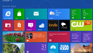 Стартовий екран Windows 8