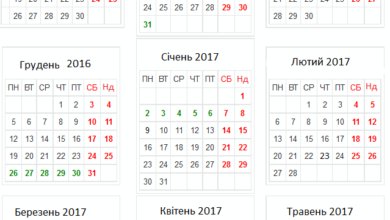 Календар учителя-Шкільне життя