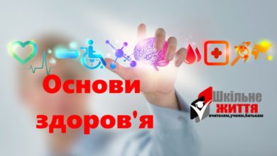 Основи здоров'я-Шкільне життя