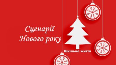 Сценарії Нового року-Шкільне життя