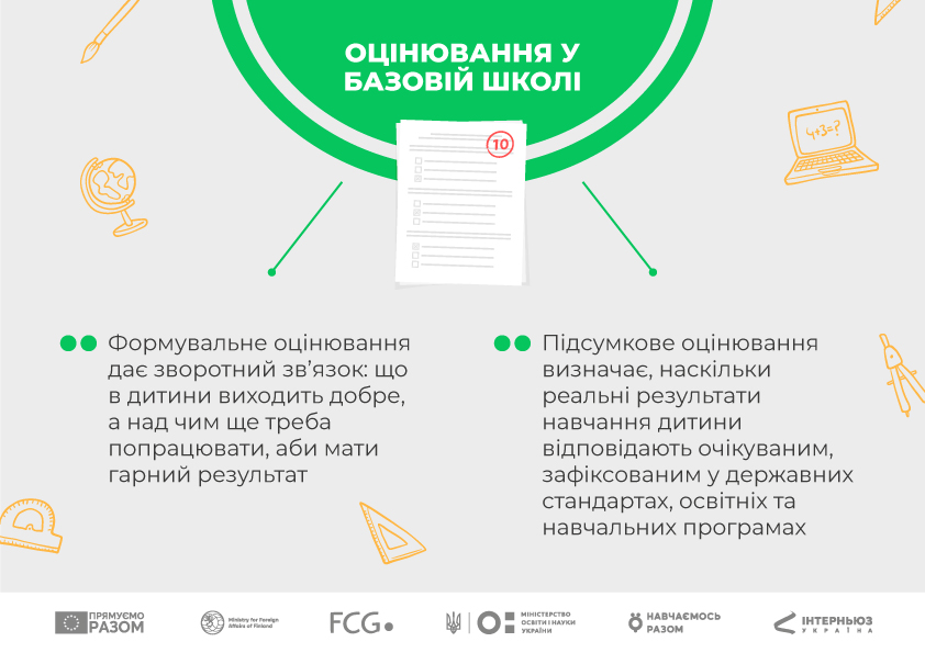 Оцінювання у базовій школі-Шкільне життя