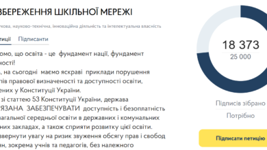 Про збереження шкільної мережі-Шкільне життя