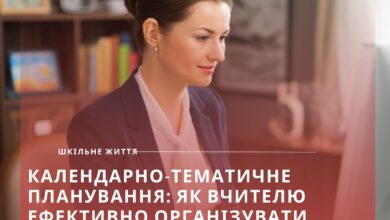 Календарно-тематичне планування-Шкільне життя