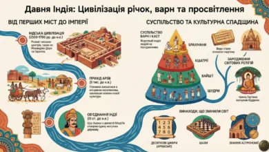 Інфографіка. Давня Індія-Історія в школі
