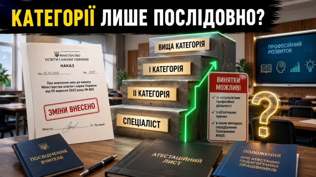 Атестація педагогічних працівників-Шкільне життя