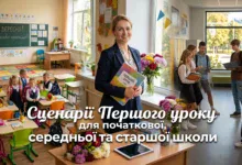 Сценарії Першого уроку-Шкільне життя